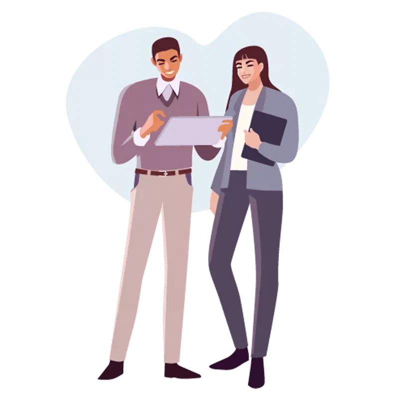 couple-standing-tablet